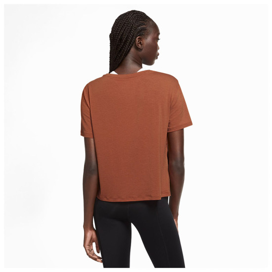 Nike Γυναικεία κοντομάνικη μπλούζα Yoga Dri-FIT